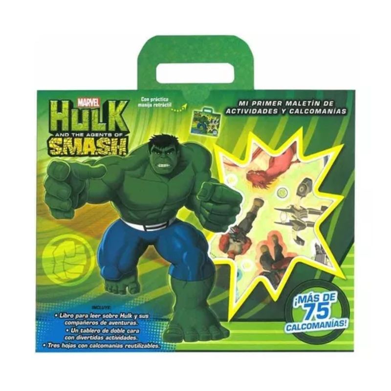 LEXUS - Libro Marvel Hulk Smash Mi Primer Maletín De Actividades Y Stickers Lexus