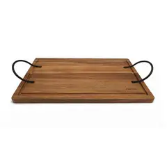 OEM - TABLA APERITIVO MADERA 45X25CM