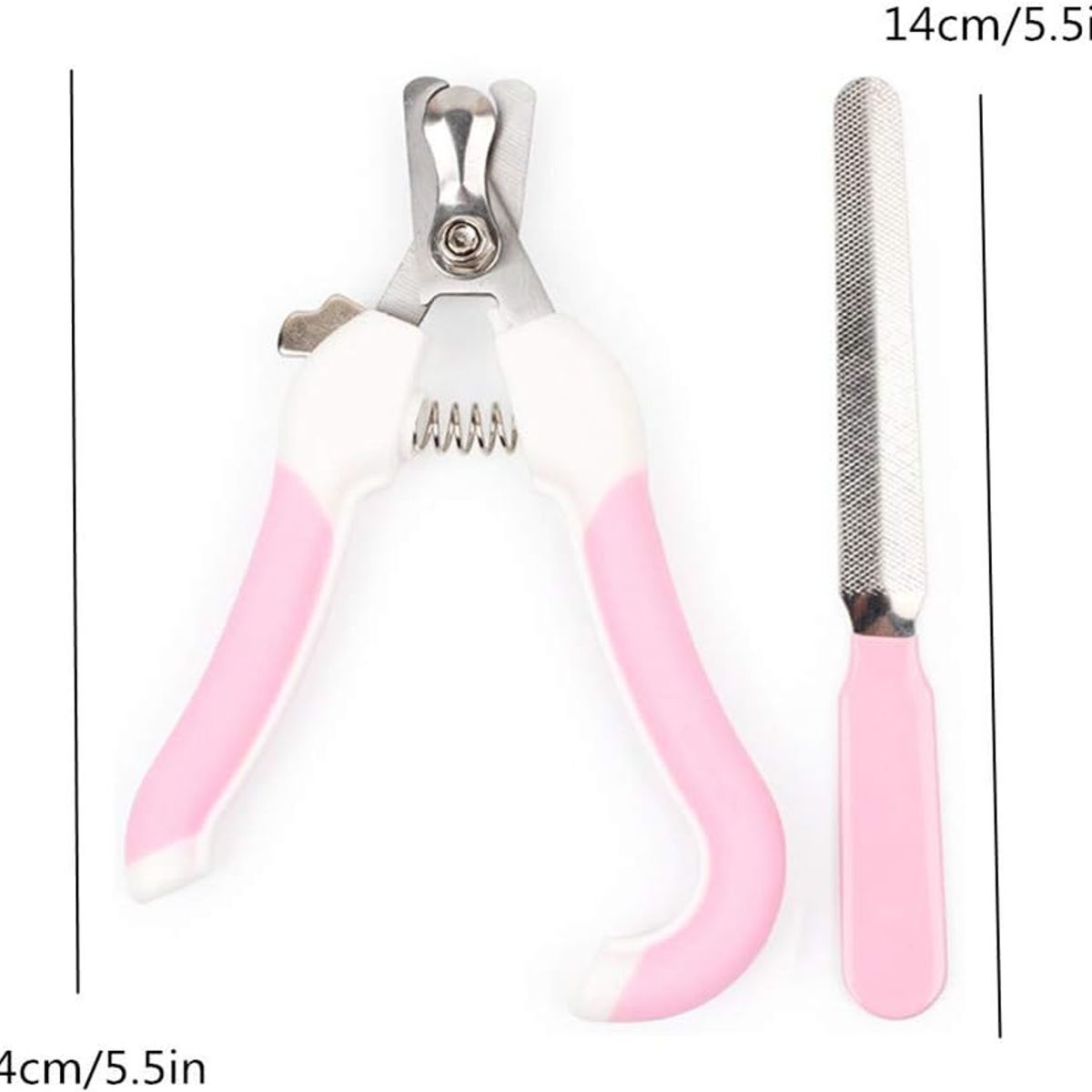 DEFENSOR FOREVER - Corta Uñas Perros Gatos Conejo Tipo Alicate + Lima De Uñas