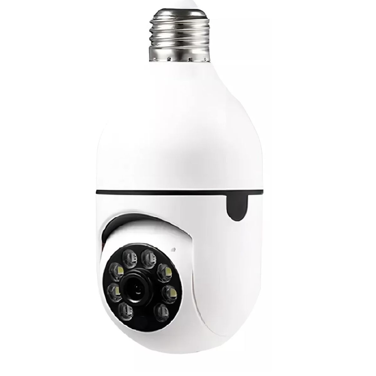 GENERICO - Camara De Seguridad Red Inalambrica 360° Tipo Ampolleta WD-1046