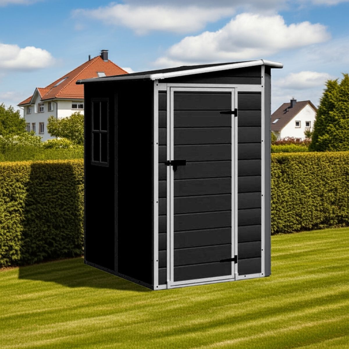 IGPRO - Bodegas Jardin Plastico PP 151X121X193CM Gris Oscuro