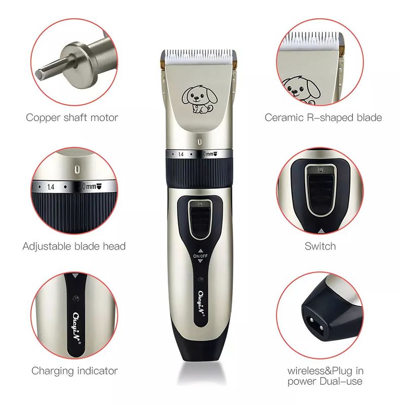 GENERICO - Kit de aseo para mascotas Clipper 220V