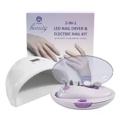 GENERICO - Lampara 48w + Pulidor De Uñas+ Accesorios