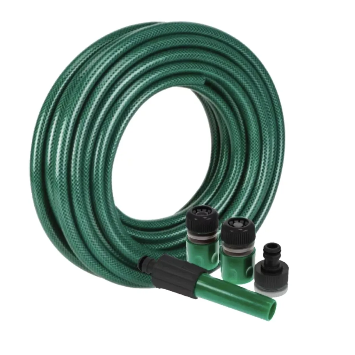 GENERICO - Manguera Jardín Reforzada 1/2 Pulgada 20 Mts Mas Accesorios