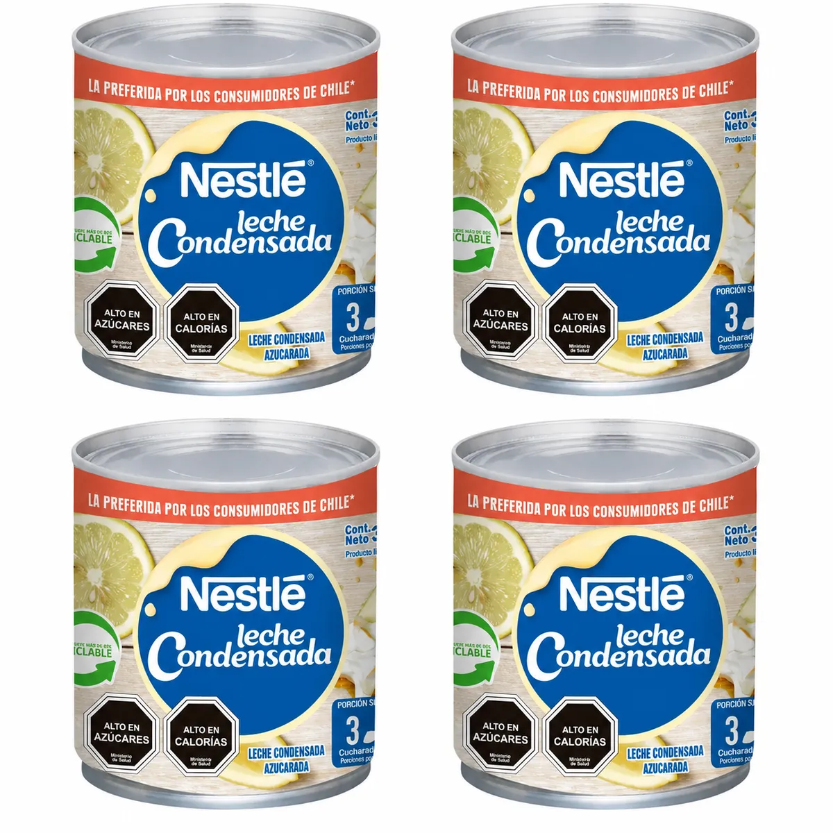 NESTLE - Leche Condensada Nestle 397g Tarro X4