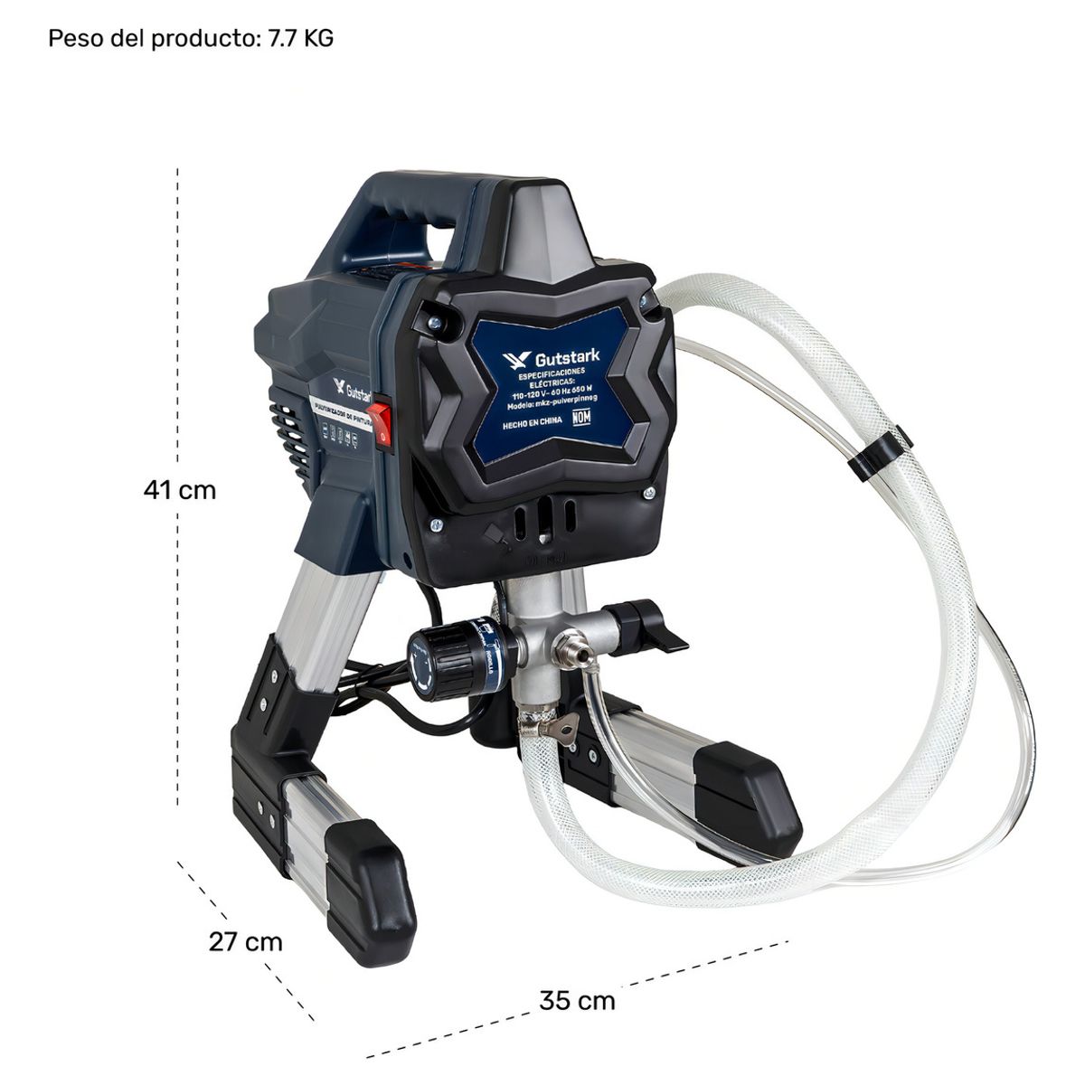 GUTSTARK - Pulverizador Pintura Electrica Industrial Sin Aire 3000psi