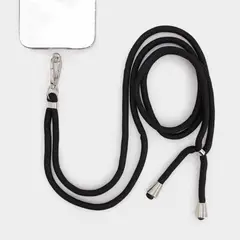 GENERICO - Strap colgante para celular negro 0113NE