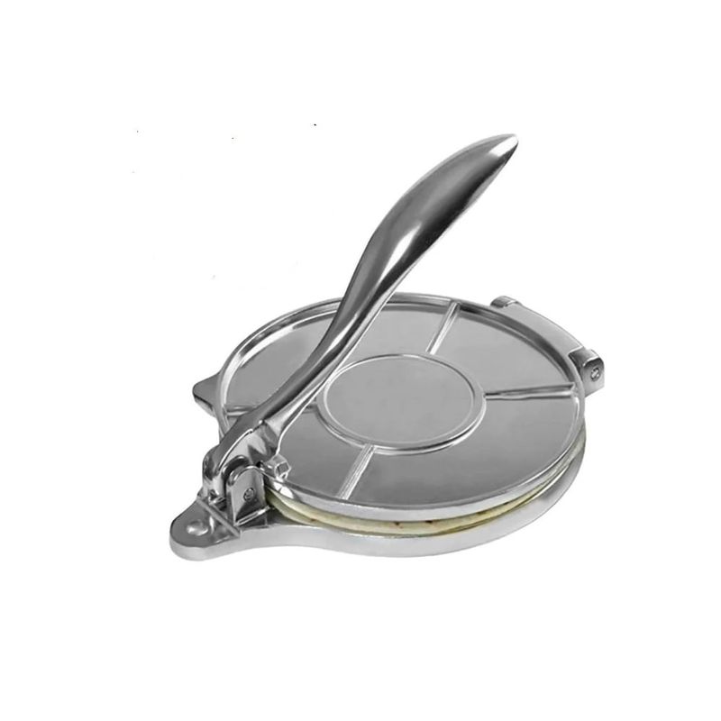 GENERICO - Prensa Para Tortillas 8 PuLG 20cm Cocina Acero Inoxidable Grey
