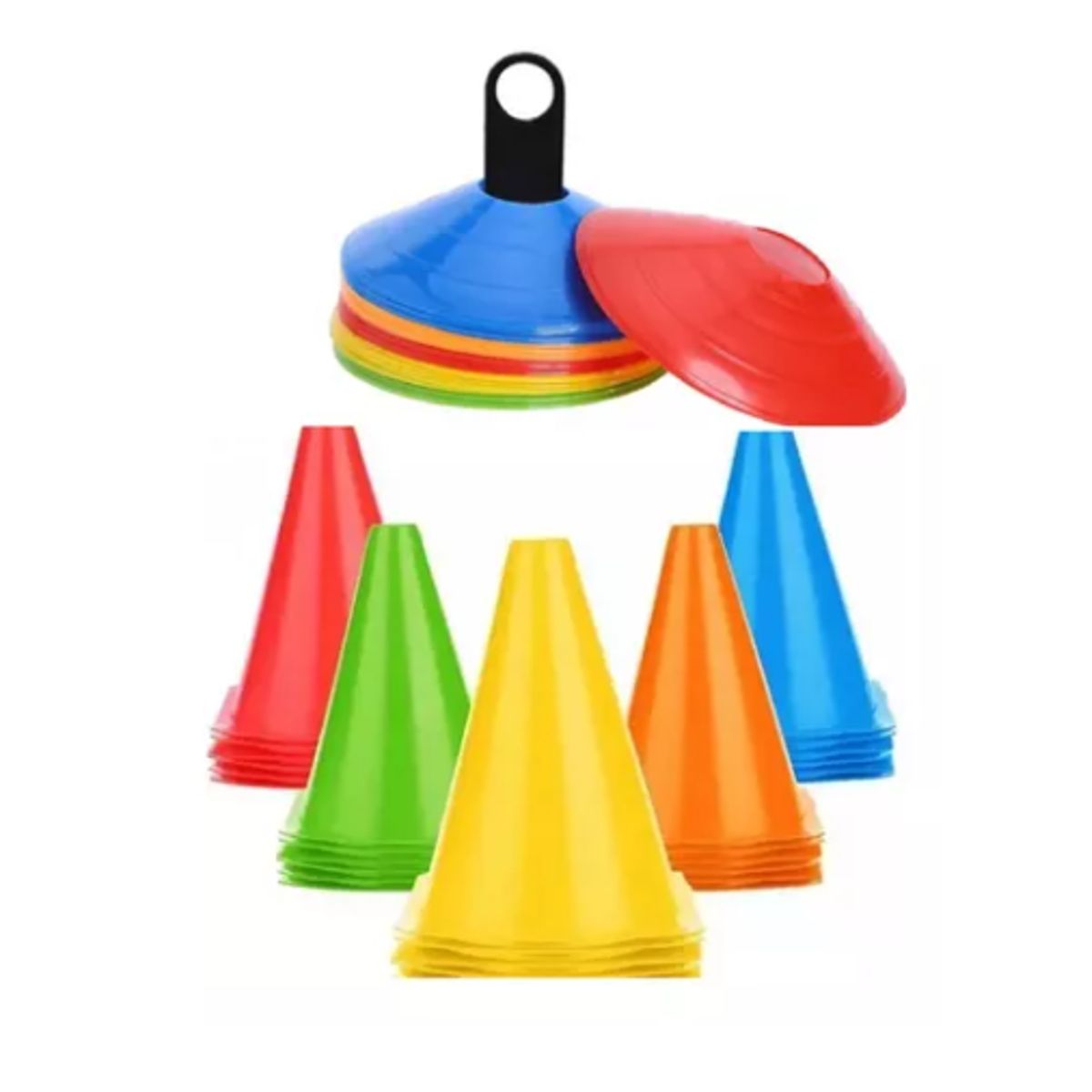 GENERICO - Conos 18 Cms Agilidad Entrenanamiento