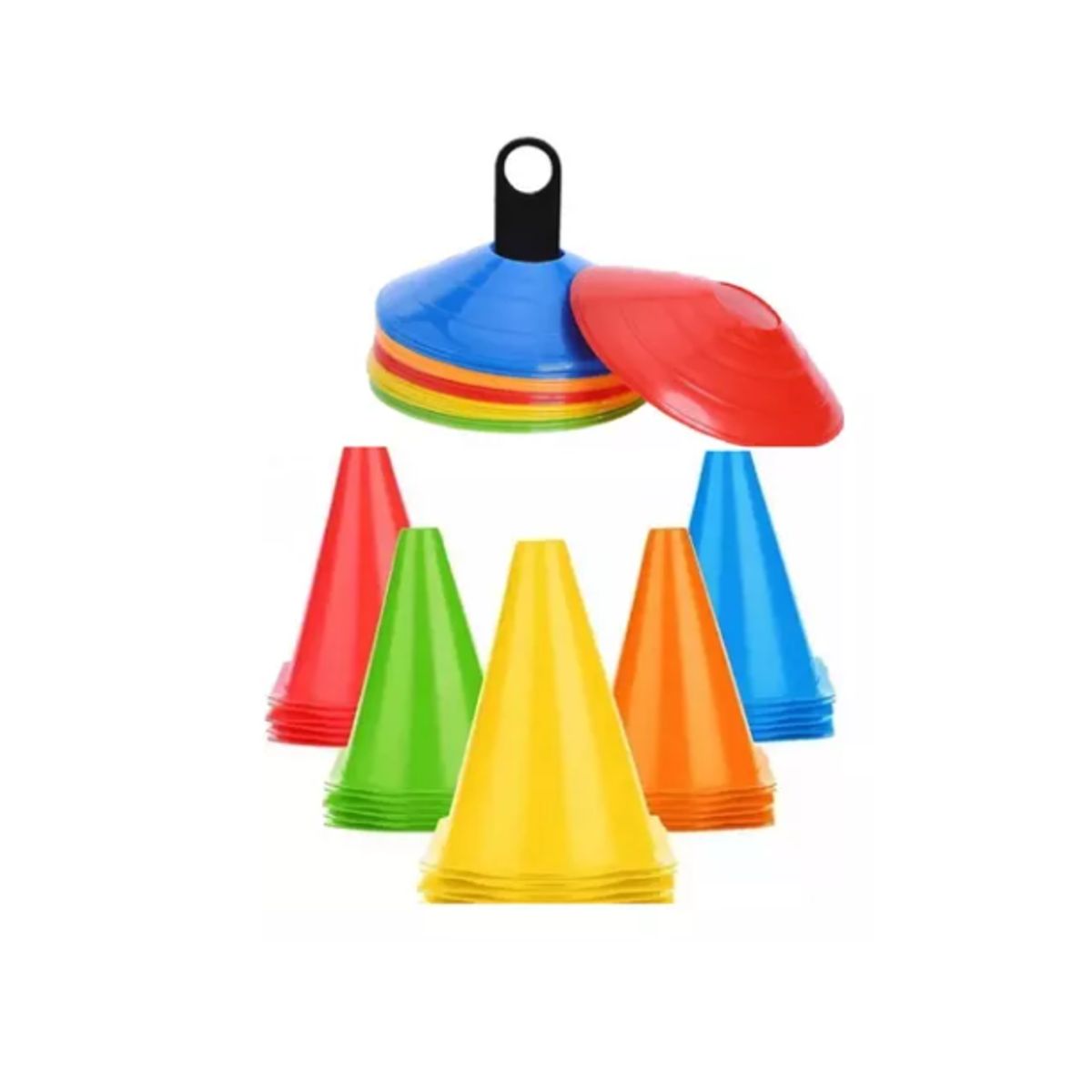 GENERICO - Conos 18 Cms Agilidad Entrenanamiento