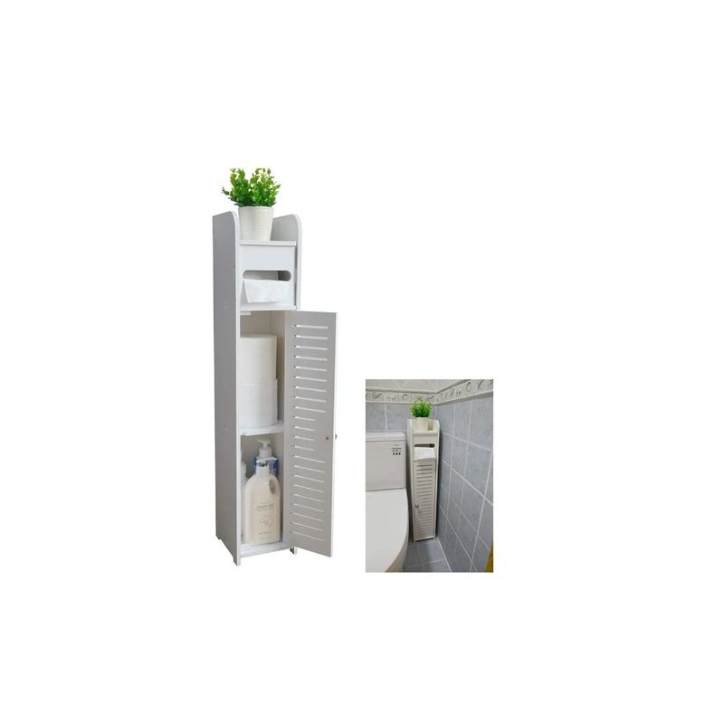 GENERICO - Estante De Baño Lavanderia Organizador Color Blanco