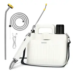 AIZO - Rociador Eléctrico 5Lcon Mango Carga Usb Varilla Telescópica