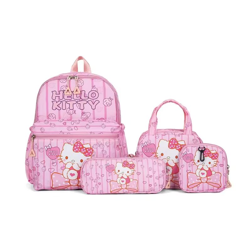 TIOZONEY - Set Mochila Infantil Niñas Escolar Kitty