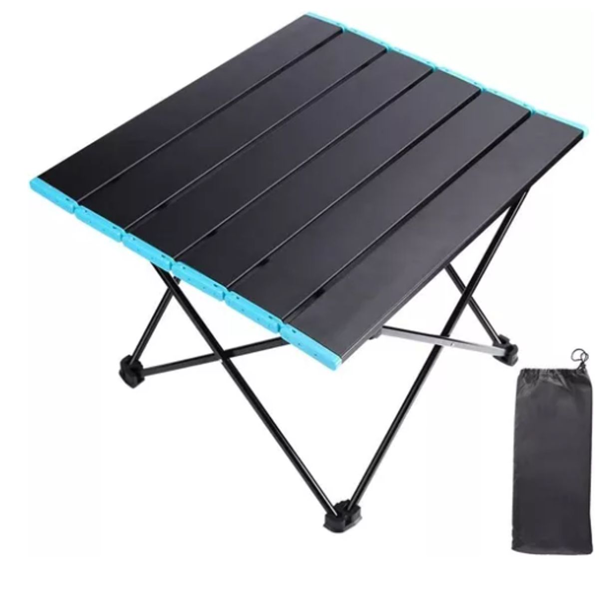 GENERICO - Mesa Plegable Camping Paseo Evento Bolso Portatil 40x35x32cm
