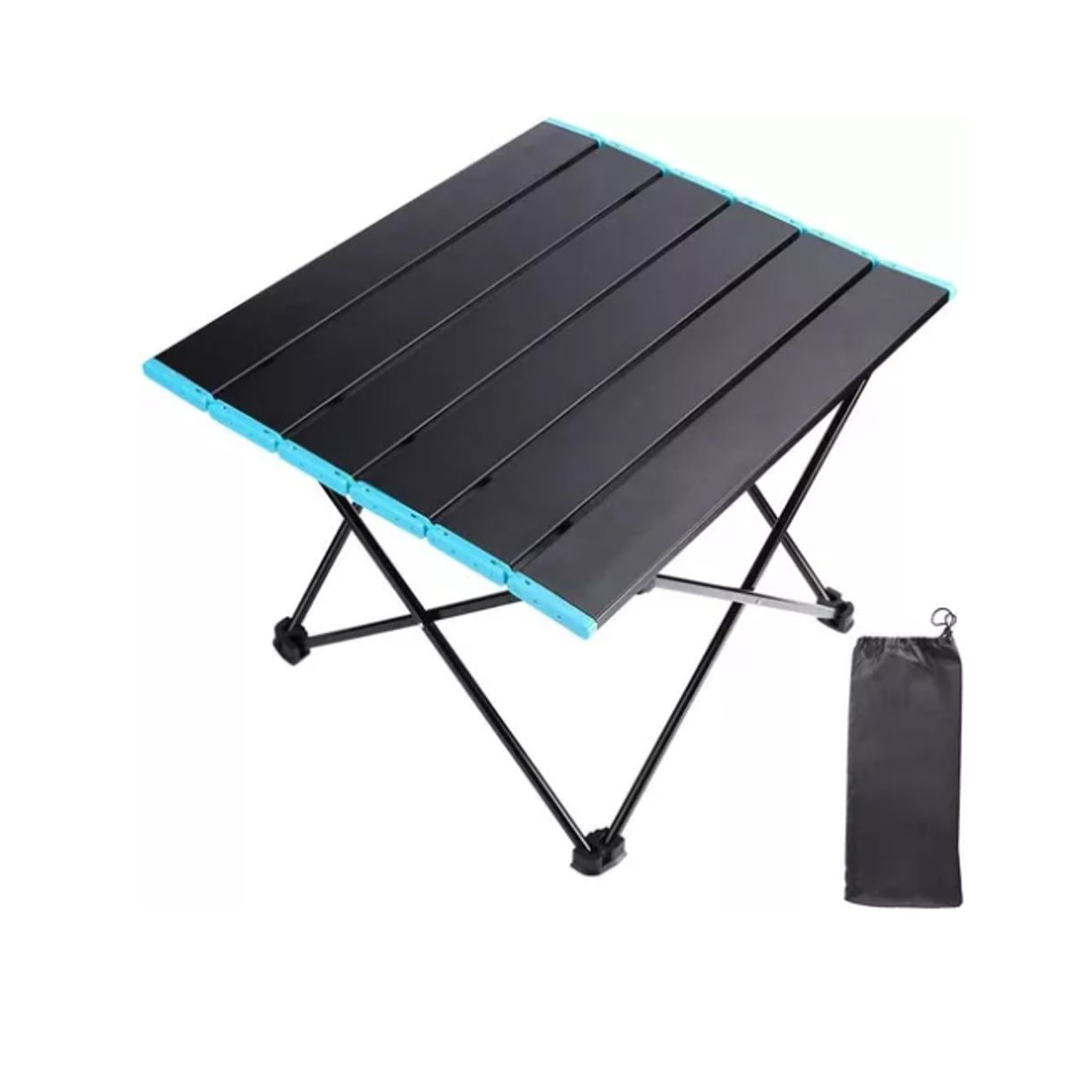 GENERICO - Mesa Plegable Camping Paseo Evento Bolso Portatil 40x35x32cm