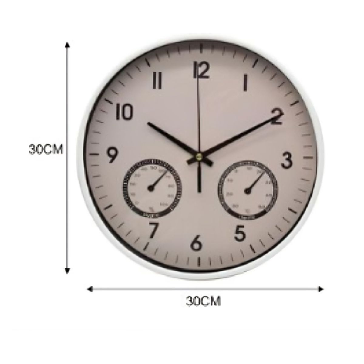 OEM - Reloj de pared 30 cm de Diámetro
