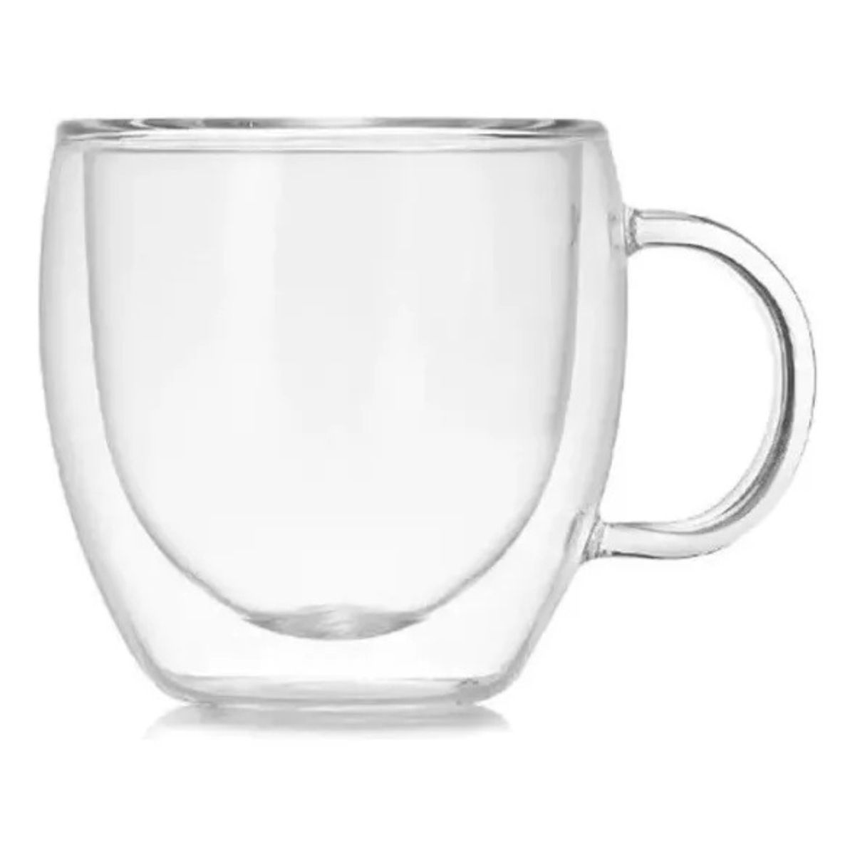 GENERICO - Set 2 Tazas Cafe Doble Pared 250 ML