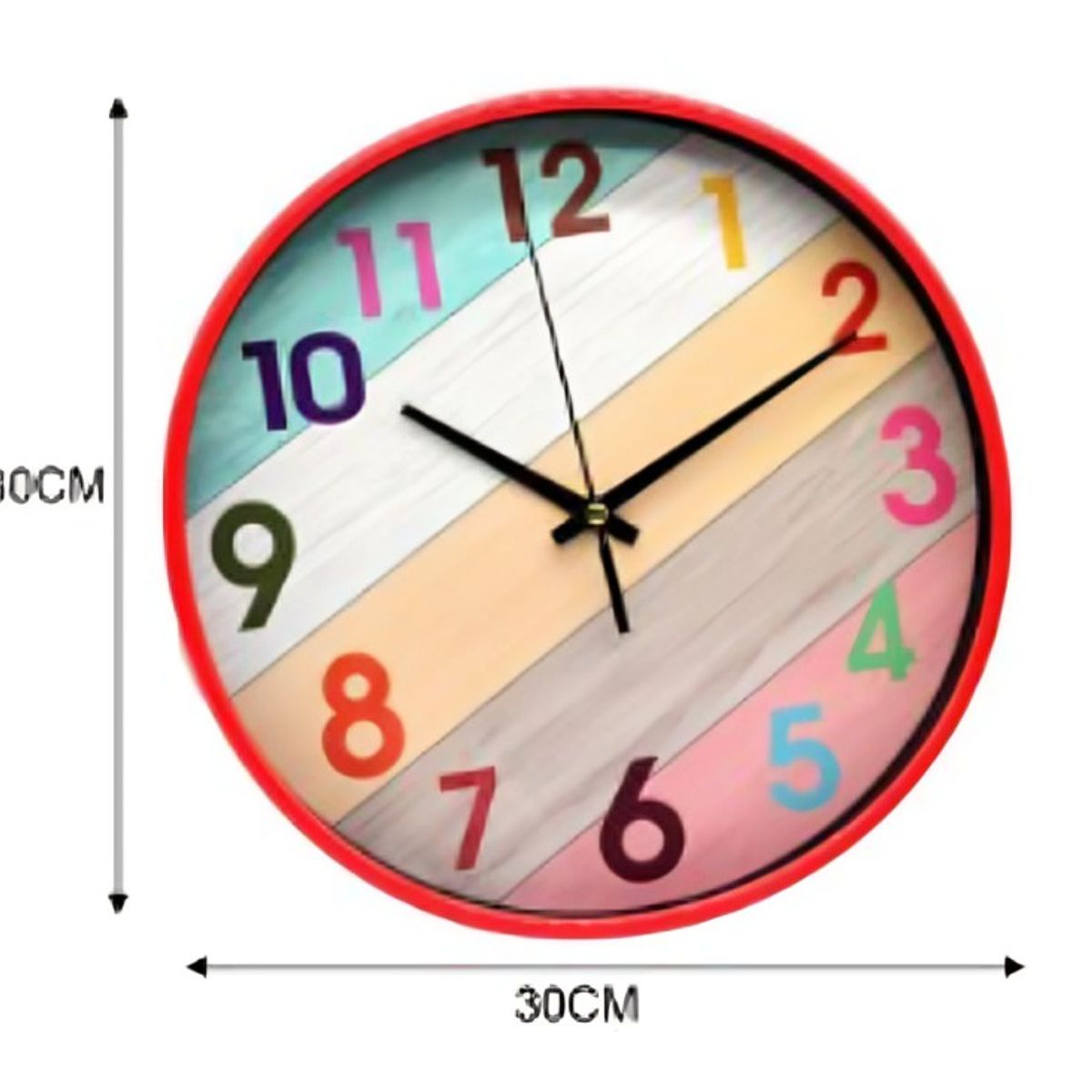 OEM - Reloj de pared 30 cm de Diámetro