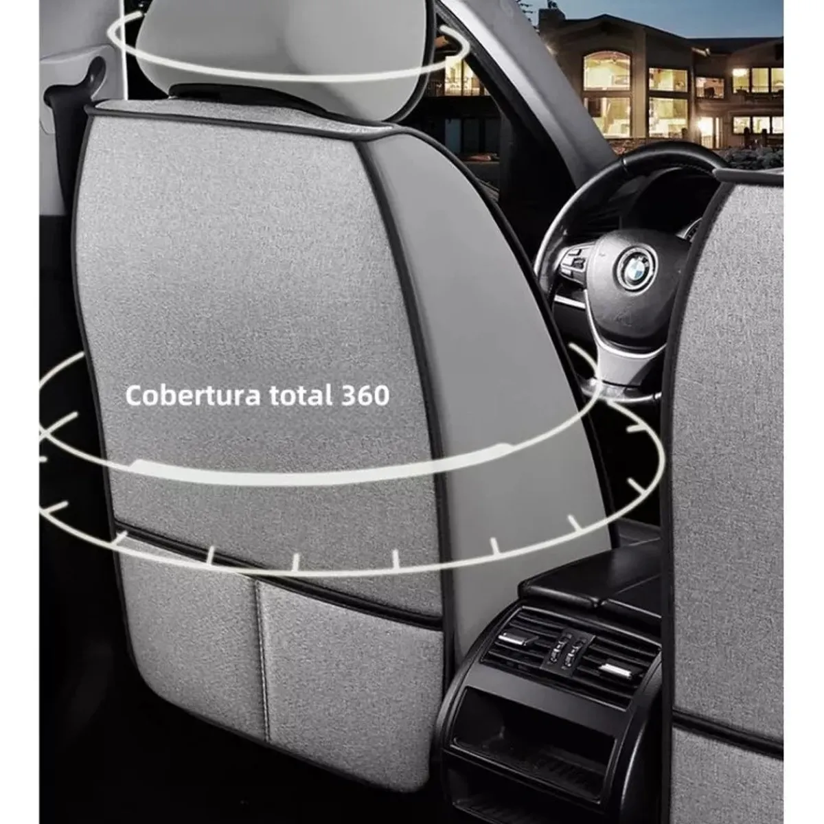 MUNDO MAGIA - Fundas Cubre Asiento Universales De Lino De Calidad