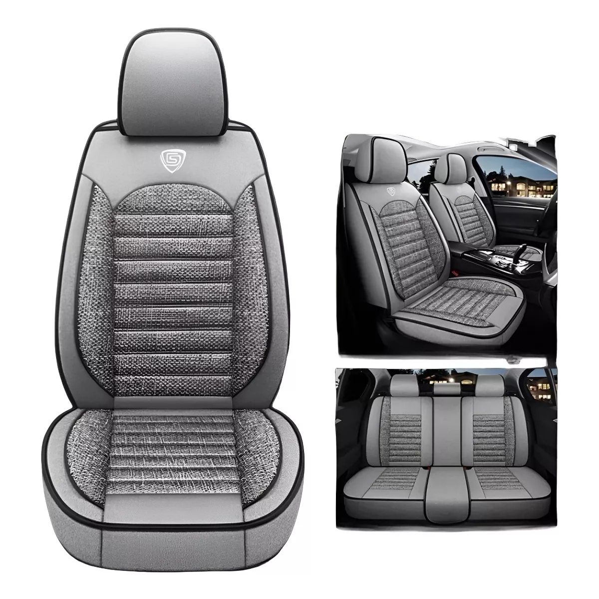 MUNDO MAGIA - Fundas Cubre Asiento Universales De Lino De Calidad