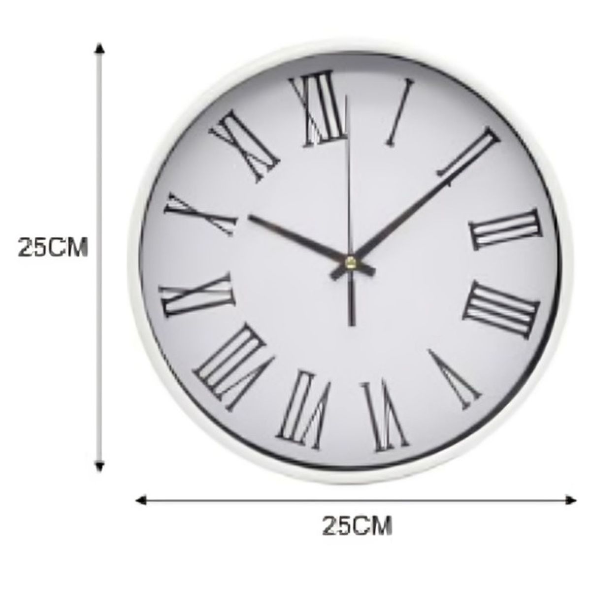 OEM - Reloj de pared 25 cm de Diámetro