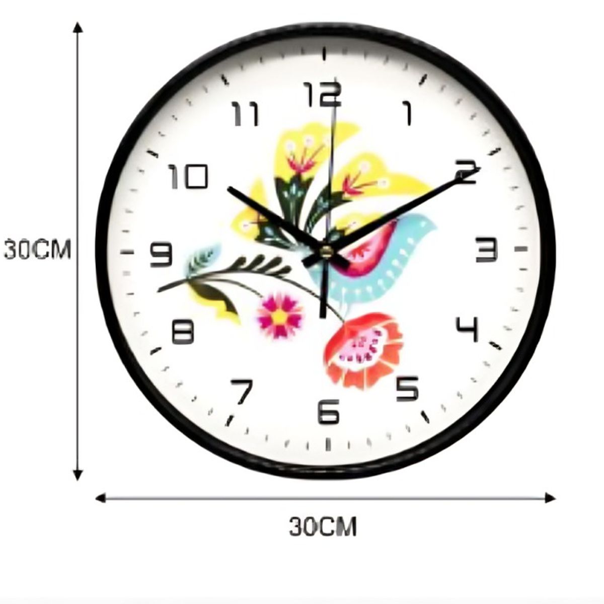 OEM - Reloj de pared 30 cm de Diámetro