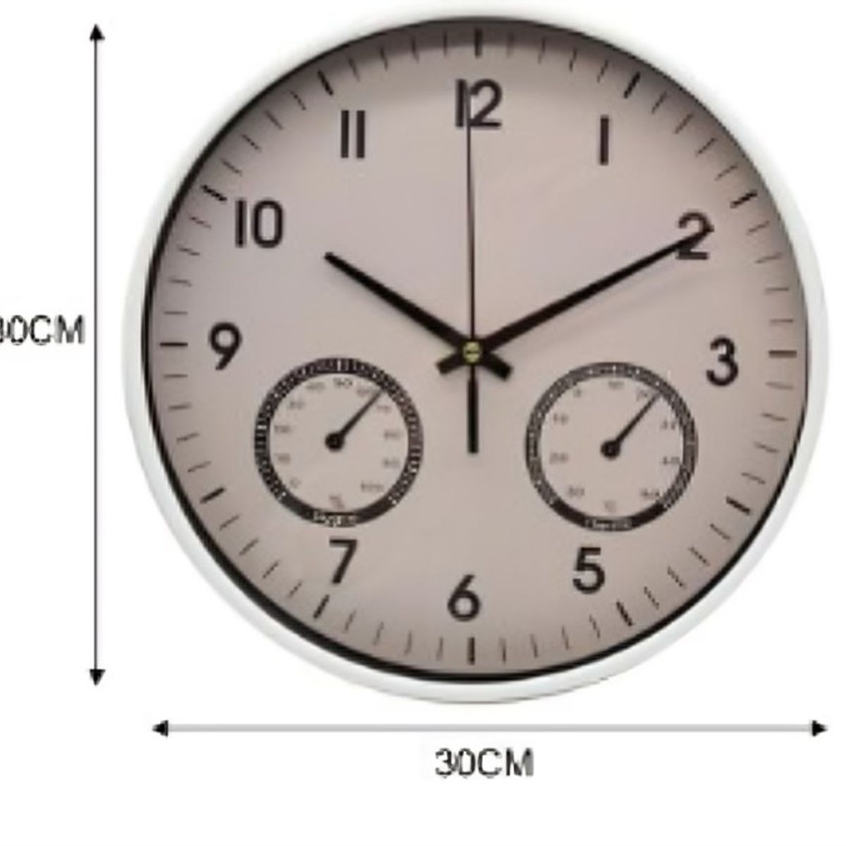 OEM - Reloj de pared 30 cm de Diámetro