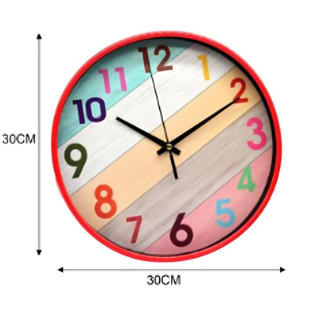 OEM - Reloj de pared 30 cm de Diámetro