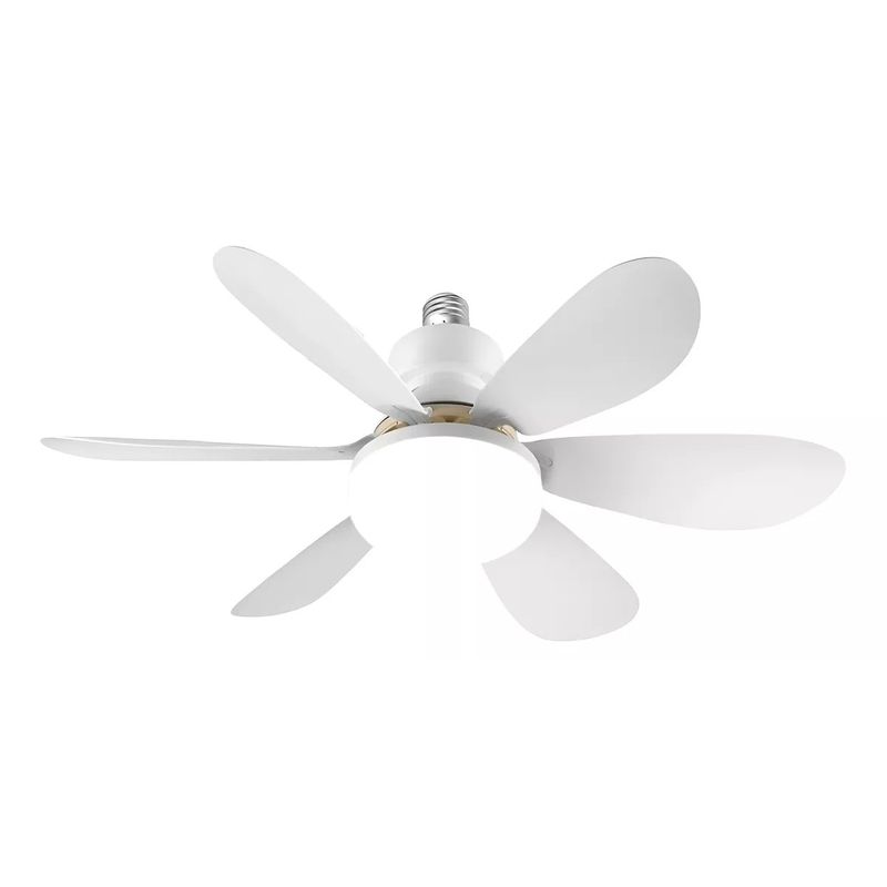 MUNDO MAGIA - Ventilador De Techo Silencioso E27 De 20,5 Pulgadas
