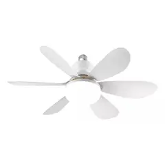 MUNDO MAGIA - Ventilador De Techo Silencioso E27 De 20,5 Pulgadas