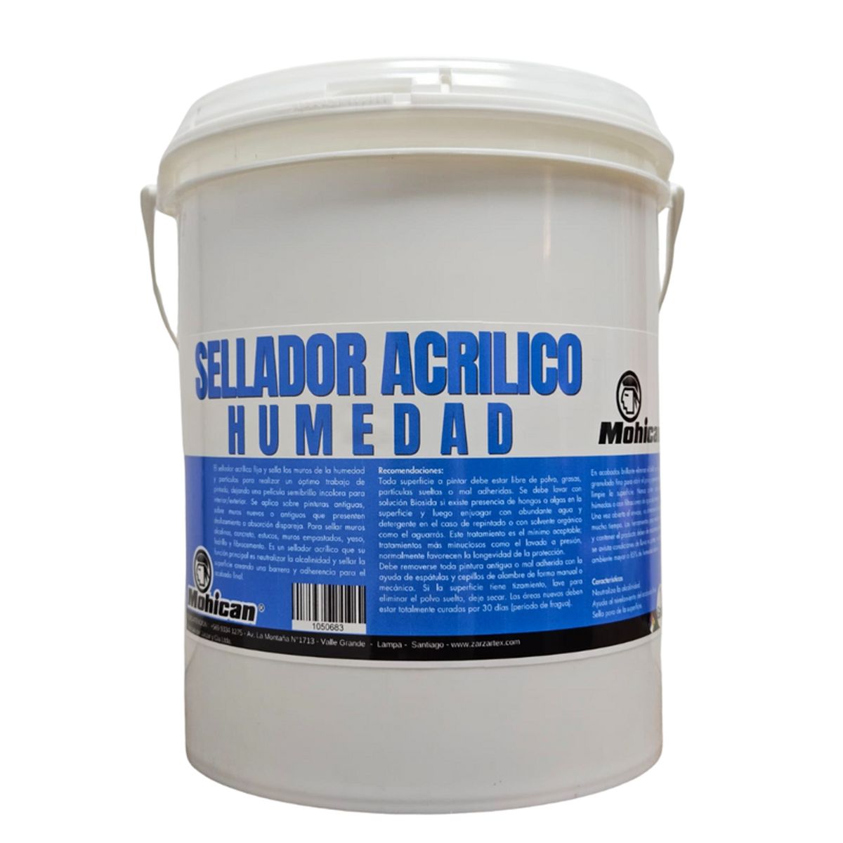 MOHICAN - SELLADOR ACRÍLICO HUMEDAD 1 GALÓN MOHICAN