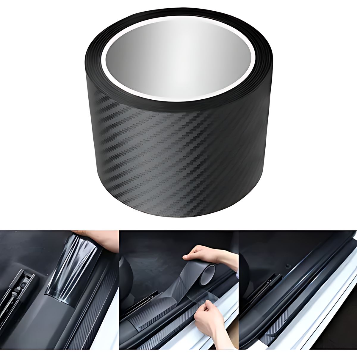 GENERICO - Protectores Antirrayas De Borde De Puerta De Coche 7CMx5M