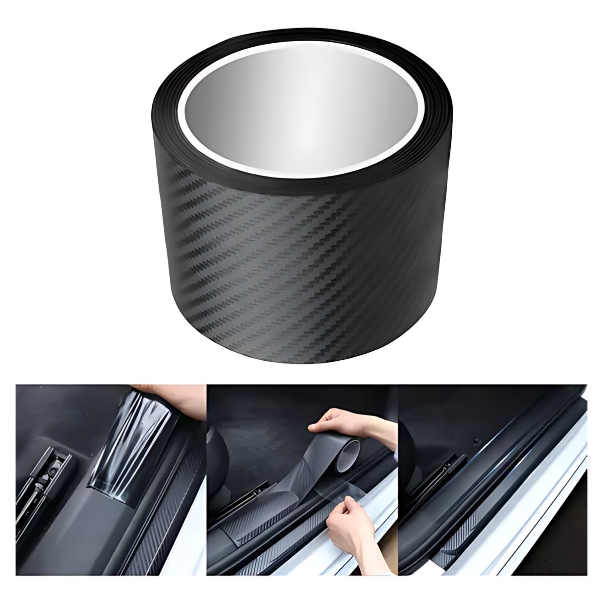 GENERICO - Protectores Antirrayas De Borde De Puerta De Coche 7CMx5M