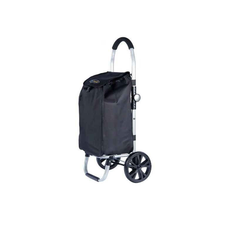 GENERICO - Carrito De Compras Plegable Adelaida Feria Supermercado Negro