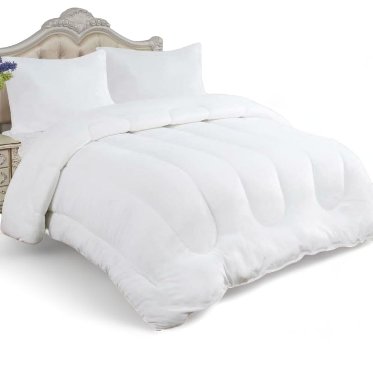 GENERICO - Cobertor plush con chiporro colcha plaza y media liso