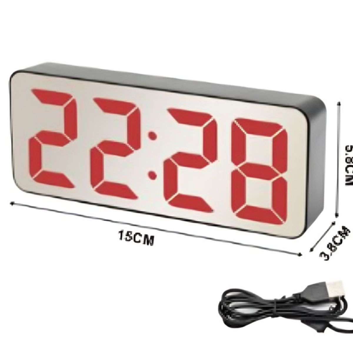 OEM - Reloj despertador 15x58 cmde  Diámetro