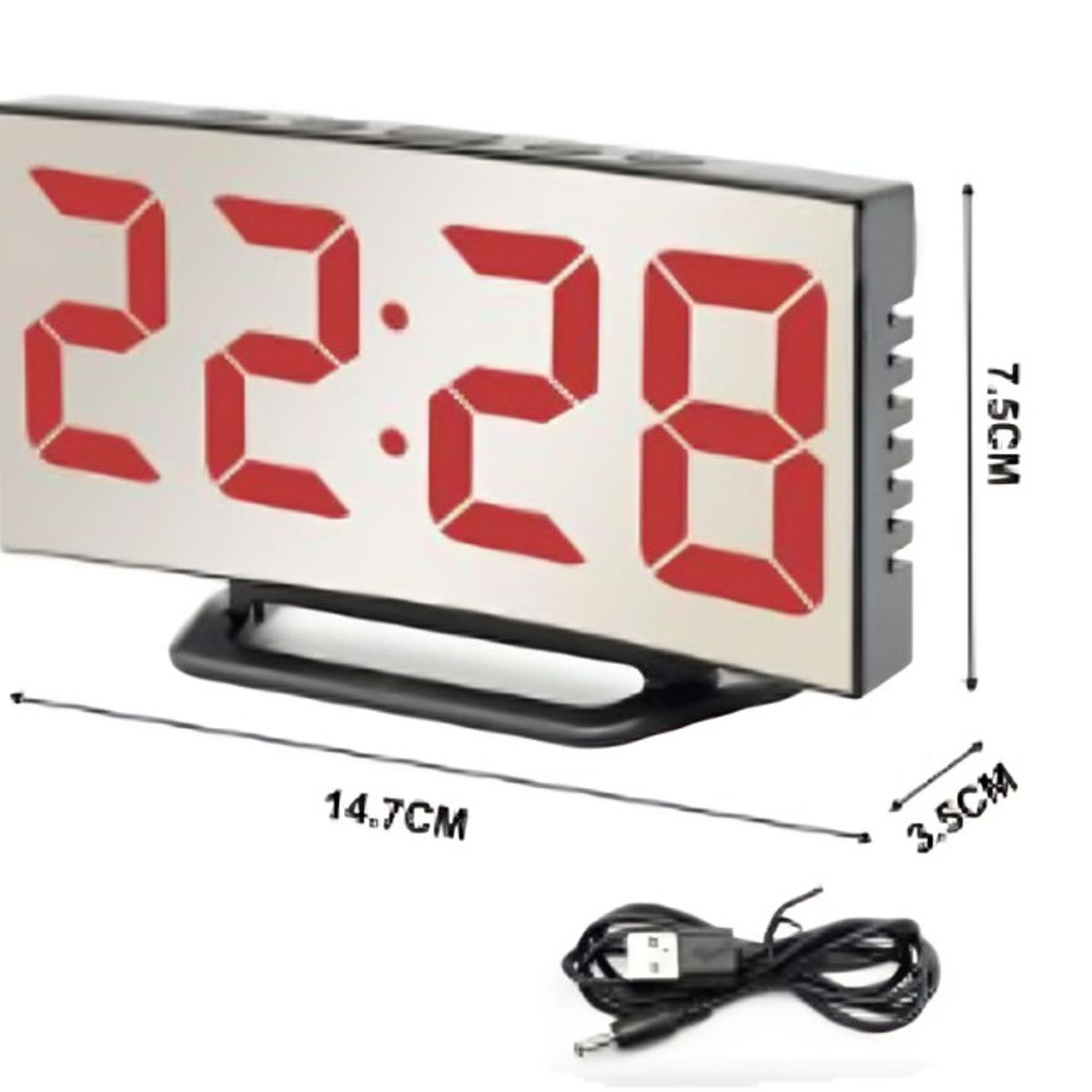 OEM - Reloj despertador 147x75 cm de Diámetro