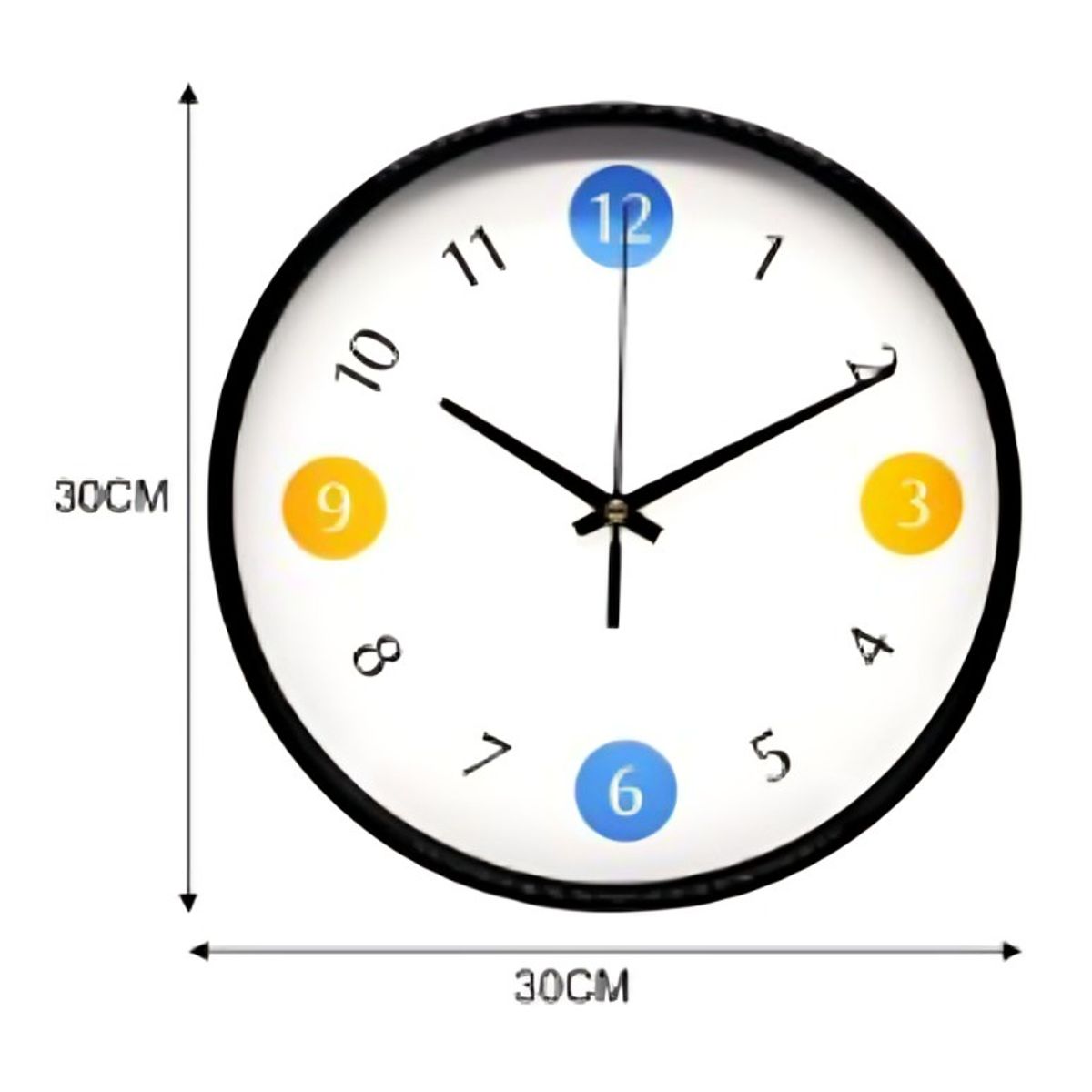OEM - Reloj de pared 30 cm de Diámetro