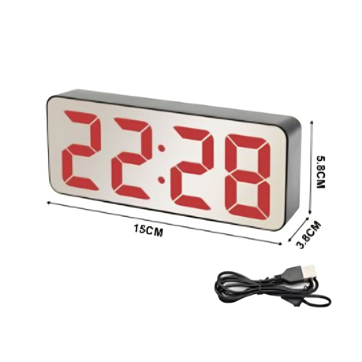 OEM - Reloj despertador 15x58 cmde  Diámetro