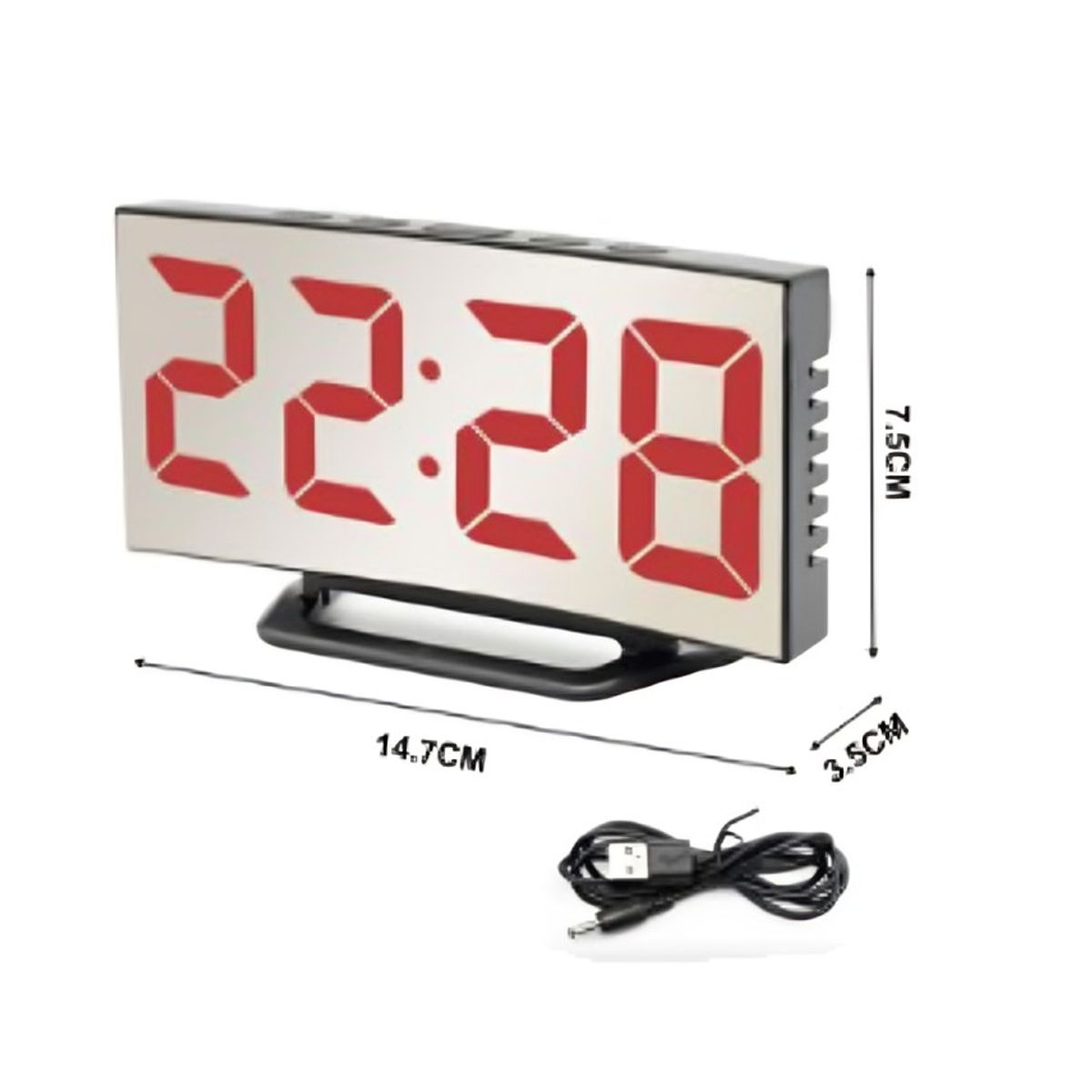 OEM - Reloj despertador 147x75 cm de Diámetro