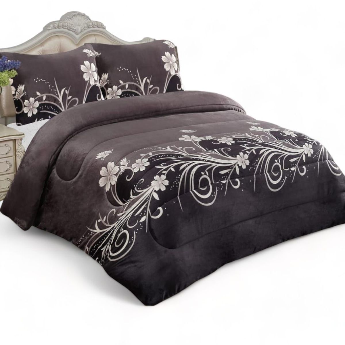 GENERICO - Cobertor plush con chiporro 230x250 2p diseño