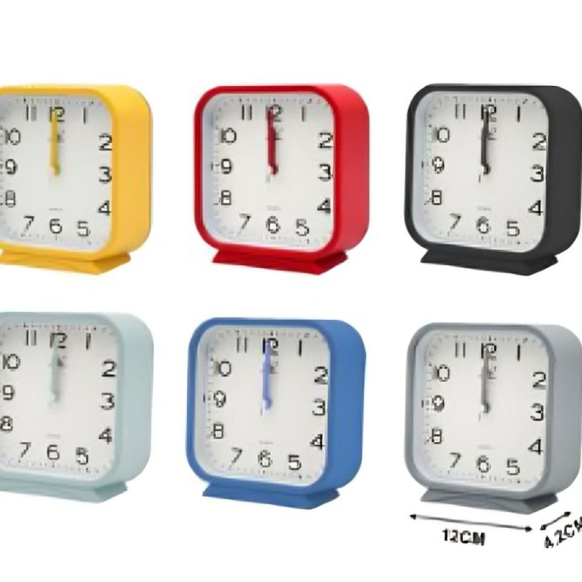 OEM - Reloj despertador 12x115 cm  de Diámetro