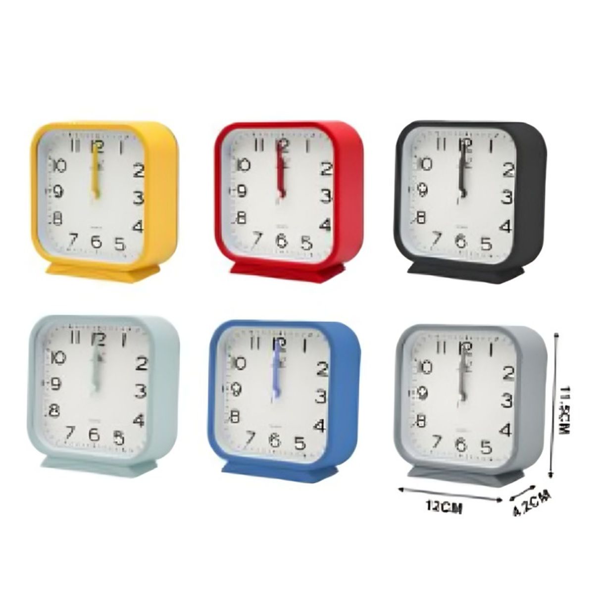 OEM - Reloj despertador 12x115 cm  de Diámetro
