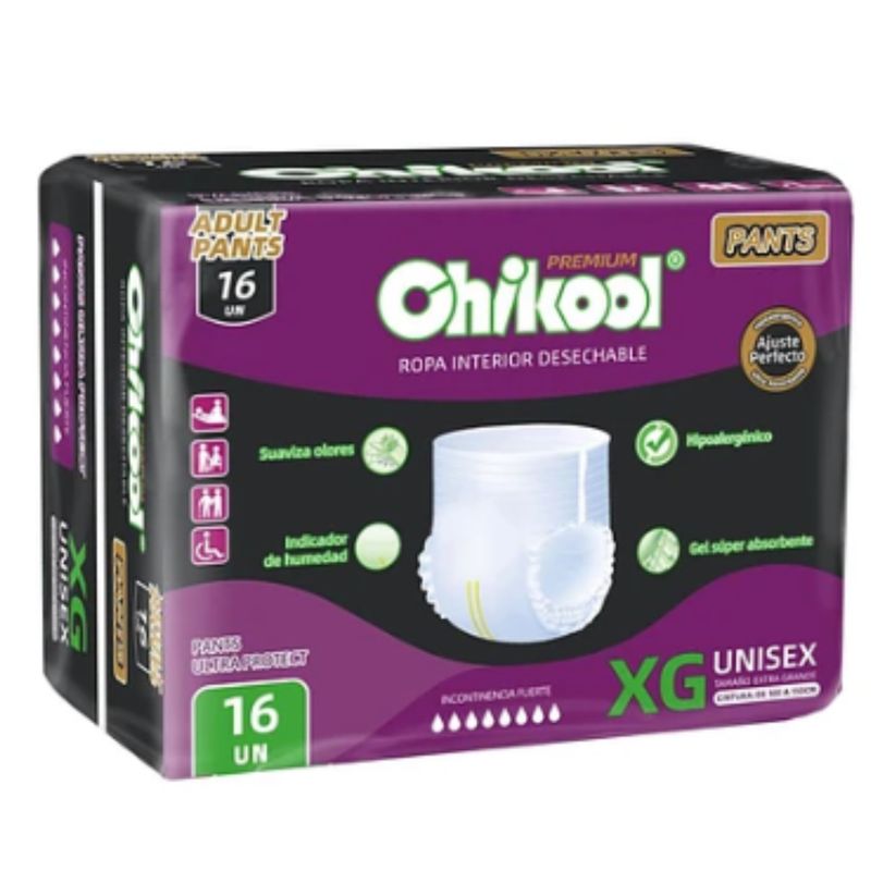 GENERICO - Pañales Chikool Adult Pants Premium Talla XG X2 Paq