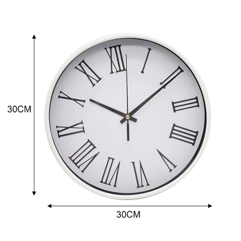 OEM - Reloj de pared 30 cm de Diámetro