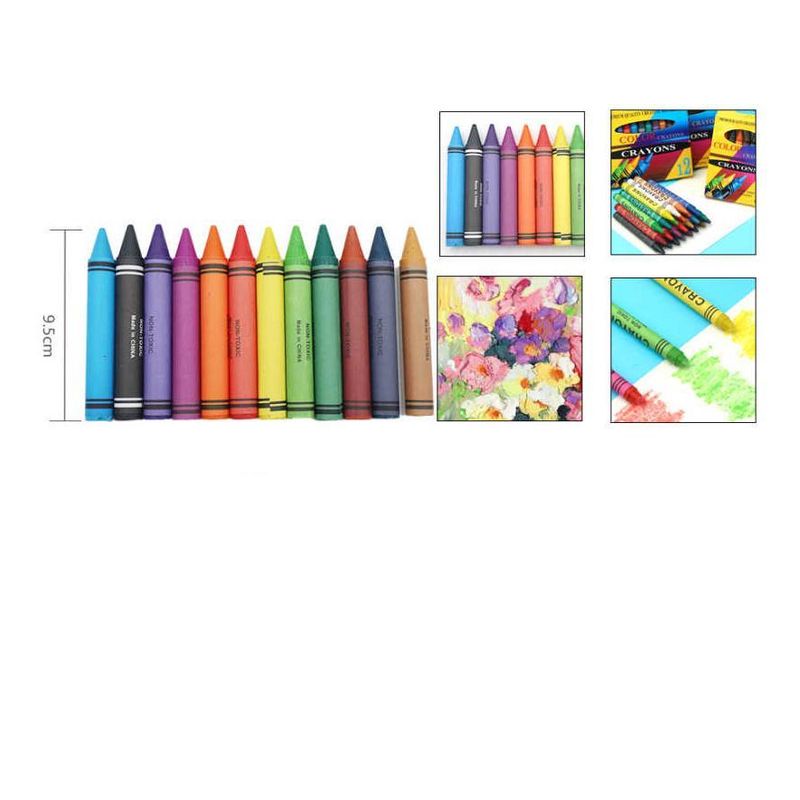 GENERICO - Lápices de Cera 12pcs