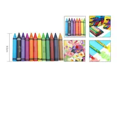 GENERICO - Lápices de Cera 12pcs