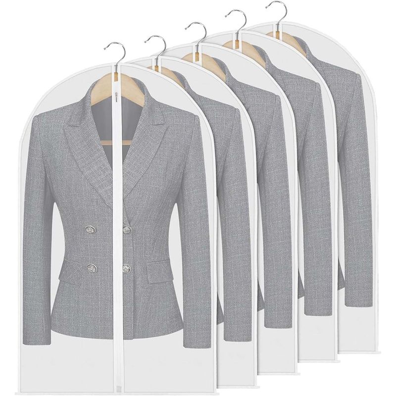 GENERICO - X20 Funda Traje Transparente Organizador Cubre Traje Colgado