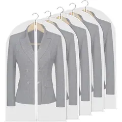 GENERICO - X20 Funda Traje Transparente Organizador Cubre Traje Colgado