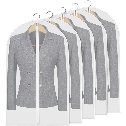 GENERICO - X20 Funda Traje Transparente Organizador Cubre Traje Colgado